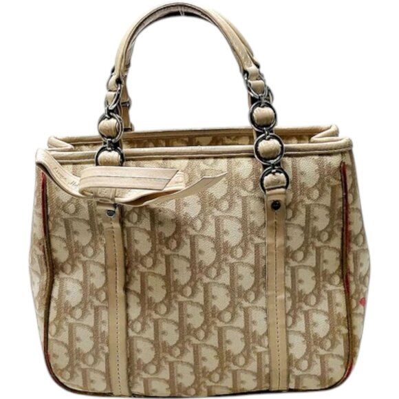 Dior Handbags - 517298BP (L4) Christian Dior Hand Bag Beige PVC